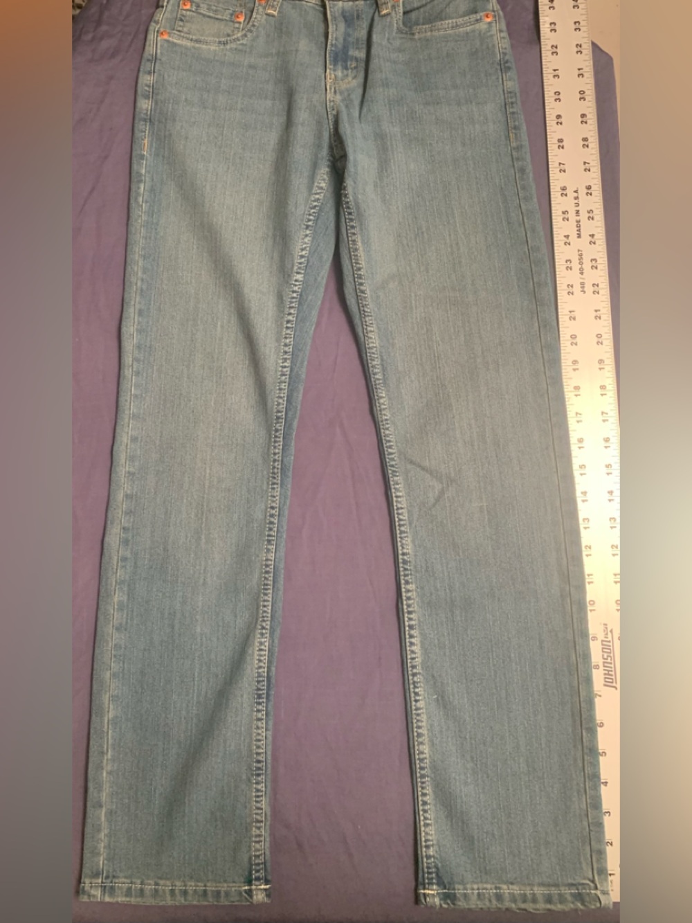 Levi's Light Blue Boys Slim Stretch Jeans